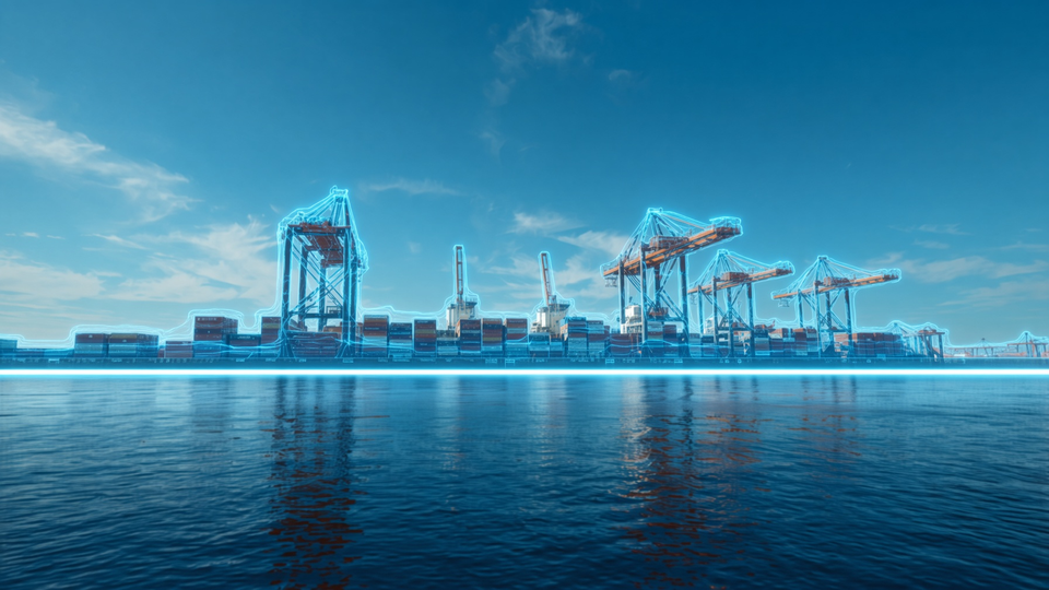Smart Port illustration