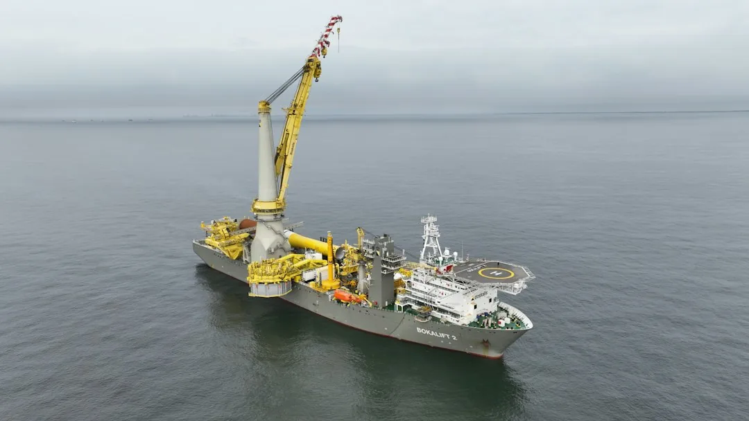 subsea cable monitoring: subsea cable laying vessel