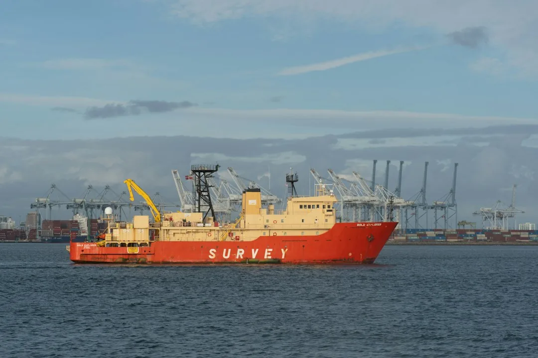 subsea cable monitoring: subsea cable laying vessel